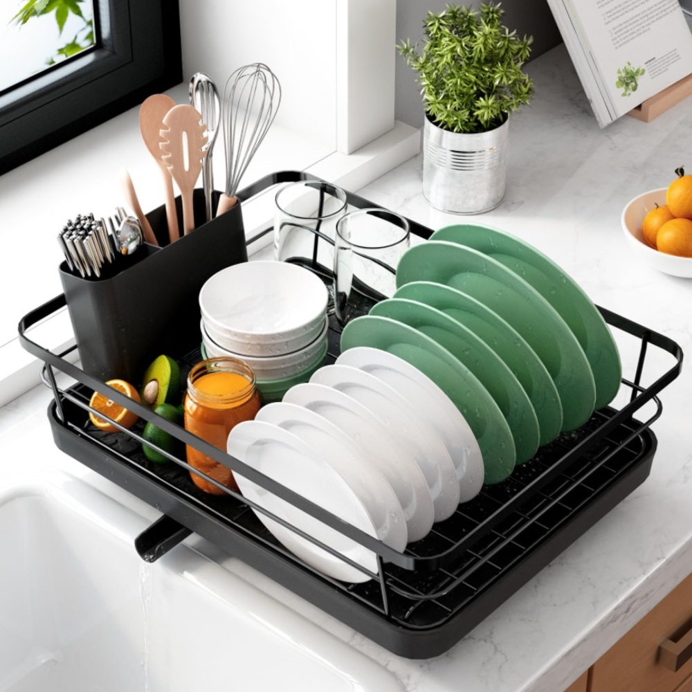 Black Dish Drying Rack - Picture 5 of 5